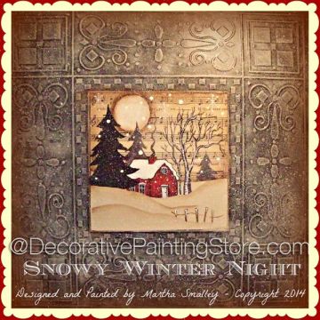 Snowy Winter Night ePattern - Martha Smalley - PDF DOWNLOAD